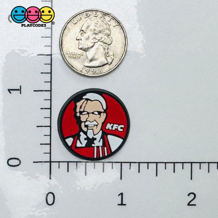 Shoe Charms WITHOUT Buckle Botton Bendable Fast Food Fried Chicken Flatback Cabochons Slime Supply Fake Backe Decoden
