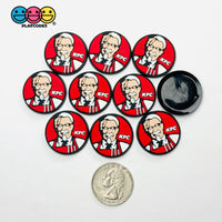 Shoe Charms WITHOUT Buckle Botton Bendable Fast Food Fried Chicken Flatback Cabochons Slime Supply Fake Backe Decoden