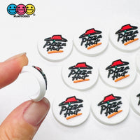 Shoe Charms WITHOUT Buckle Botton Bendable Fast Food Fake Pizza Flatback Cabochons Slime Supply Fake Backe Decoden 10