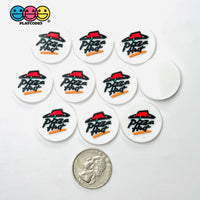 Shoe Charms WITHOUT Buckle Botton Bendable Fast Food Fake Pizza Flatback Cabochons Slime Supply Fake Backe Decoden 10