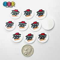 Shoe Charms WITHOUT Buckle Botton Bendable Fast Food Fake Pizza Flatback Cabochons Slime Supply Fake Backe Decoden 10
