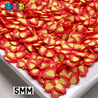 Fire Lit Emoji Fimo Slices Polymer Clay Chicks Flame Fake Sprinkles 10/5Mm 5 Mm / 20 Grams Sprinkle