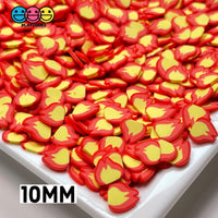 Fire Lit Emoji Fimo Slices Polymer Clay Chicks Flame Fake Sprinkles 10/5Mm 10 Mm / 20 Grams Sprinkle