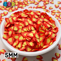 Fire Lit Emoji Fimo Slices Polymer Clay Chicks Flame Fake Sprinkles 10/5Mm Sprinkle