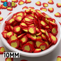Fire Lit Emoji Fimo Slices Polymer Clay Chicks Flame Fake Sprinkles 10/5Mm Sprinkle