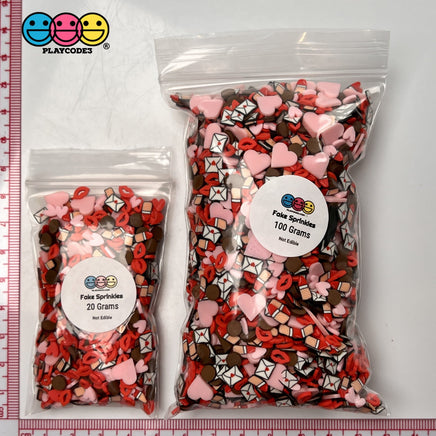 First Date Faux Sprinkle Fimo Mix Valentines Day Fake Sprinkles Funfetti
