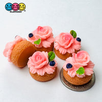 Floral Cake 3D Flatback Cabochons Decoden Charm 5 Pcs Playcode3 Llc