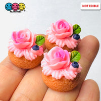 Floral Cake 3D Flatback Cabochons Decoden Charm 5 Pcs Playcode3 Llc