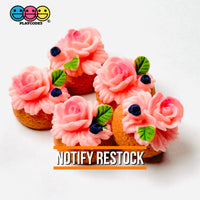 Floral Cake 3D Flatback Cabochons Decoden Charm 5 Pcs Playcode3 Llc