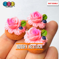 Floral Cake 3D Flatback Cabochons Decoden Charm 5 Pcs Playcode3 Llc