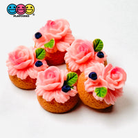 Floral Cake 3D Flatback Cabochons Decoden Charm 5 Pcs Playcode3 Llc