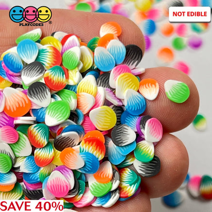 Flower Pedals Mix Multi Color Fimo Slices Fake Clay Sprinkles Decoden Jimmies Funfetti Sprinkle