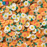 Flower Spring Flowers Daisies Mix Daisy Fimo Slices Fake Sprinkles Decoden Funfetti Sprinkle