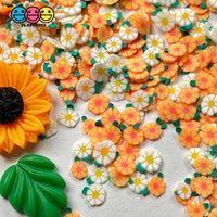 Flower Spring Flowers Daisies Mix Daisy Fimo Slices Fake Sprinkles Decoden Funfetti Sprinkle