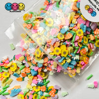 Follow The White Rabbit Mix Fake Sprinkles Faux Peeps Carrots Kawaii Confetti Funfetti Sprinkle