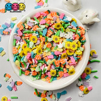 Follow The White Rabbit Mix Fake Sprinkles Faux Peeps Carrots Kawaii Confetti Funfetti Sprinkle