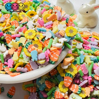 Follow The White Rabbit Mix Fake Sprinkles Faux Peeps Carrots Kawaii Confetti Funfetti Sprinkle
