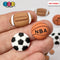 Football Basketball Soccer Ball Flatback Charms Cabochons Sports Decoden Plastic Resin 10 Pcs Charm