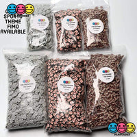 Football Sports Ball Theme Fimo Slices Fake Clay Sprinkles Decoden Jimmies Sprinkle