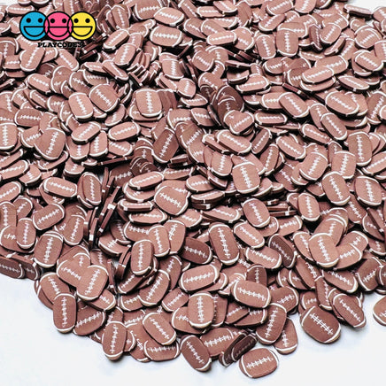 Football Sports Ball Theme Fimo Slices Fake Clay Sprinkles Decoden Jimmies Sprinkle