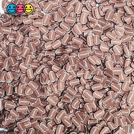 Football Sports Ball Theme Fimo Slices Fake Clay Sprinkles Decoden Jimmies Sprinkle