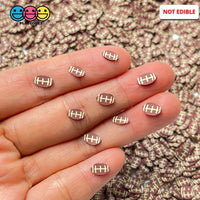 Football Sports Ball Theme Fimo Slices Fake Clay Sprinkles Decoden Jimmies Sprinkle