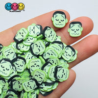Frankenstein’s Monster 5mm 10mm Green Fimo Fake Sprinkles Halloween Young Frankenstein Sprinkle