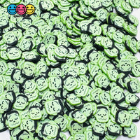 Frankenstein’s Monster 5mm 10mm Green Fimo Fake Sprinkles Halloween Young Frankenstein Sprinkle
