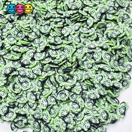 Frankenstein’s Monster 5mm 10mm Green Fimo Fake Sprinkles Halloween Young Frankenstein Sprinkle