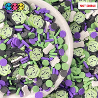 Frankensteins Monster Bone Chills Fimo Mix Fake Clay Sprinkles Halloween Funfetti Sprinkle