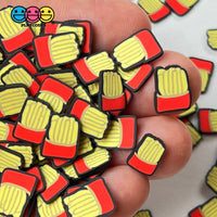 French Fries Fimo Slices Polymer Clay Fake Sprinkles Fast Food Funfetti Confetti 10/5 Mm Sprinkle