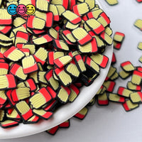 French Fries Fimo Slices Polymer Clay Fake Sprinkles Fast Food Funfetti Confetti 10/5 Mm Sprinkle