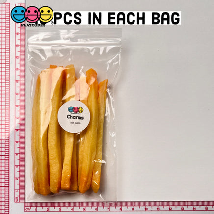 French Fries Large Realistic Imitation Fake Fast Food Chips Fried Potato Life Like Bendable Plastic