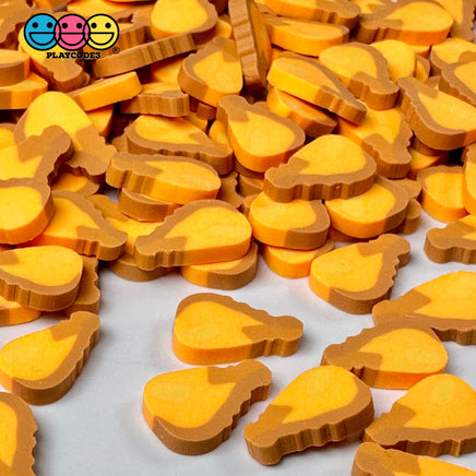 Fried Chicken Drumsticks Fimo Slices Fake Sprinkles Funfetti Jimmies 5/10 Mm Sprinkle