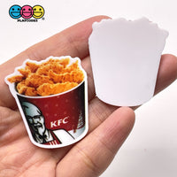 Fried Chicken Leg Kfc Bucket Planar Fast Food Decoden 10Pcs