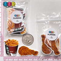 Fried Chicken Leg Kfc Bucket Planar Fast Food Decoden 10Pcs