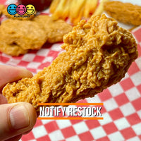Fried Chicken Legs Wings Nuggets Fake Food Not A Toy Realistic Imitation Life Like Solid Plastic
