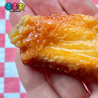 Fried Chicken Wings Fake Food Not A Toy Realistic Imitation Life Like Solid Plastic Resin 3 Pcs
