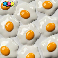 Fried Eggs Flatback Charms Egg Yoke Fake Food Breakfast Cabochons Decoden 10 Pcs Charm