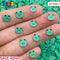 Frog Face Smiling Green Fimo Slices Fake Clay Sprinkles Decoden Jimmies Funfetti Sprinkle