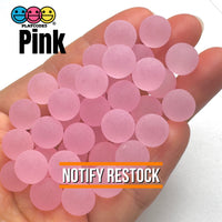 8mm Frosted Bubble Beads 9 colors Slime Supply Cabochons Decoden 125g Charm PLAYCODE3 LLC pink Charm