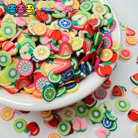 Fruit Mix Fake Clay Sprinkles Fruits Strawberry Banana Lemon Decoden Jimmies Funfetti Sprinkle