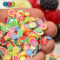 Fruit Mix Fake Clay Sprinkles Fruits Strawberry Banana Lemon Decoden Jimmies Funfetti Sprinkle
