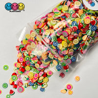 Fruit Mix Fake Clay Sprinkles Fruits Strawberry Banana Lemon Decoden Jimmies Funfetti Sprinkle