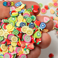 Fruit Mix Fake Clay Sprinkles Fruits Strawberry Banana Lemon Decoden Jimmies Funfetti Sprinkle