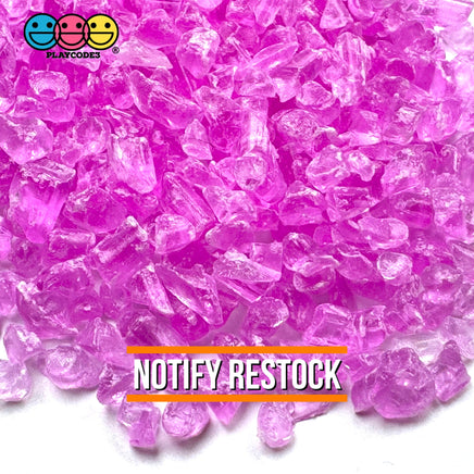 Fuchsia Pink Silica Acrylic Sand 100 Grams Slime Filler Fake Lava Rock Candy Sprinkle