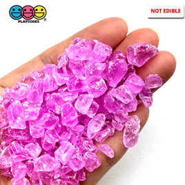 Fuchsia Pink Silica Acrylic Sand 100 Grams Slime Filler Fake Lava Rock Candy Sprinkle