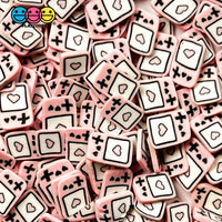 Game Console Fimo With Pink Heart Slices Faux Sprinkle Valentines Day Fake Funfetti Sprinkles 5/10