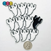 Shoe Charms WITHOUT Buckle Botton Bendable Ghost Holiday Halloween Flatback Cabochons Slime Supply Fake Backe Decoden
