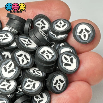 Ghost Mask Spooky Fimo Slices Fake Sprinkles Halloween Decoden Funfetti 10 Mm Playcode3 Llc Sprinkle